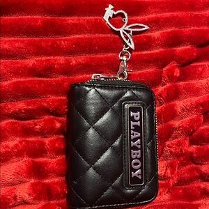 Playboy Black Quilted Wallet